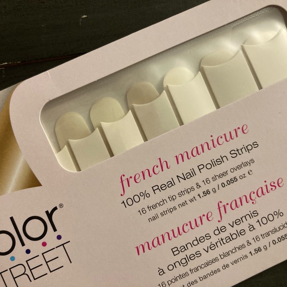 Color Street- Meet Me In Paris French Manicure - 100% Real Nail Polish Strips - Picture 4 of 4